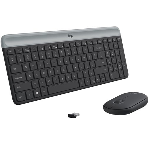 Teclado y Mouse Logitech Slim MK470