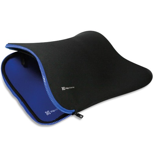 Funda para laptop KLIP Xtreme Reversible  15.6 Negra Azul