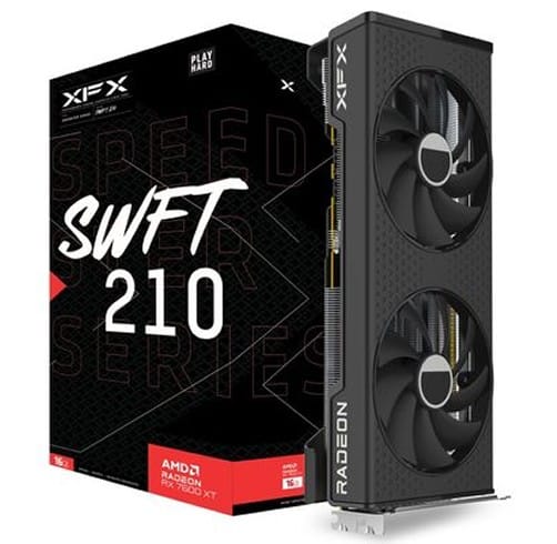 XFX AMD Radeon RX 7600 XT Swift 210 16GB