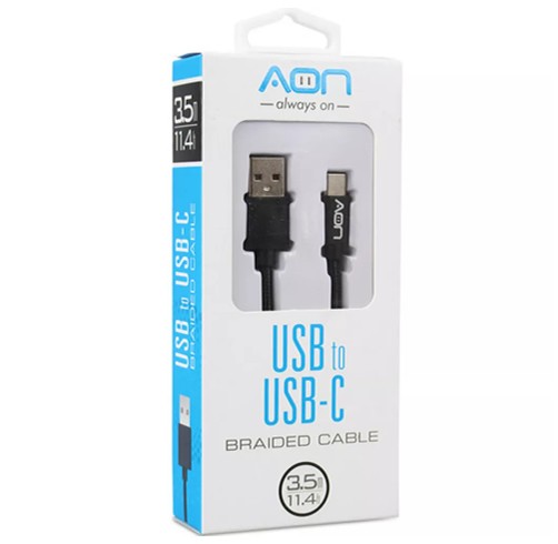 Cable AON USB A USB-C 3.5Mts - AO-CB-4015