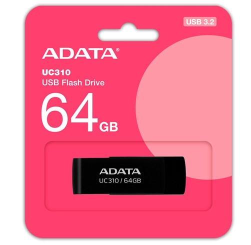 Adata - UC310 - USB 3.2 - 64 GB - Negro
